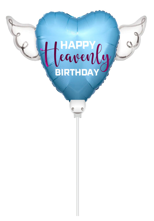 Heavenly Balloons on a stick Happy Heavenly Birthday